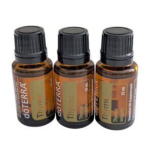 doTERRA Thyme 15ml EXP 2024 Essential Oil Lot of 3 Sealed